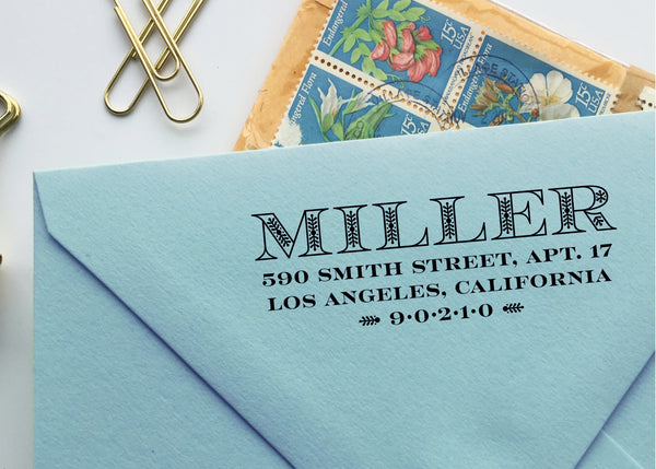 Holiday Cheer Return Address Stamp